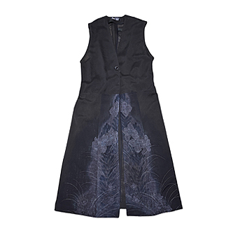 Upcycle Sleeveless long gilet